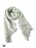 Flower Silver Thread Scarf